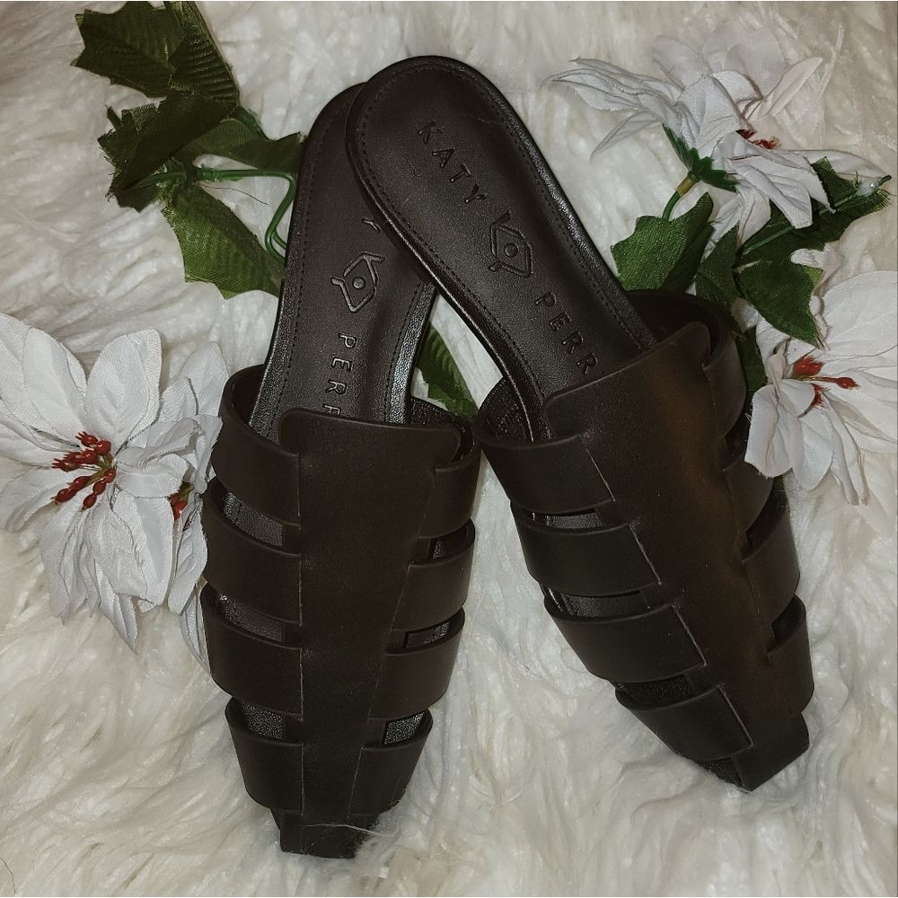 🆕️🛝Katy Perry The Confident Fisherman Mule, Black, Sz 7.5